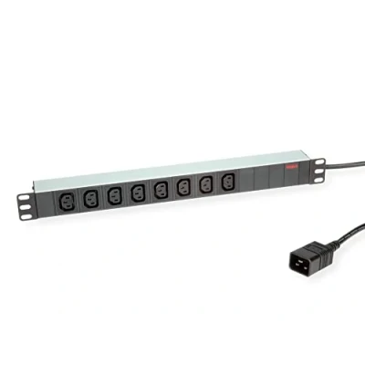 Afbeelding van IEC C20 C13 Stekkerdoos 2 meter Roline