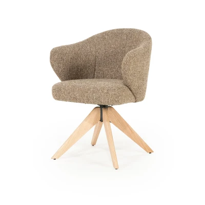 Afbeelding van Eleonora Stoel Connor naturel bruin Donna