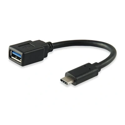 Afbeelding van Equip 133455 0.15m USB Type C A Zwart kabel