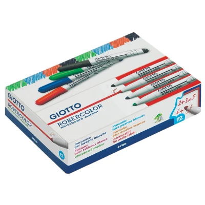 Afbeelding van Giotto Robercolor Whiteboardmarker Maxi, Ronde Punt, Rood