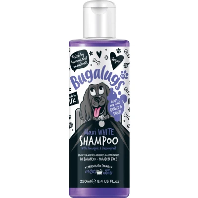 Afbeelding van Bugalugs Maxi White Whitening Dog Shampoo 250ml