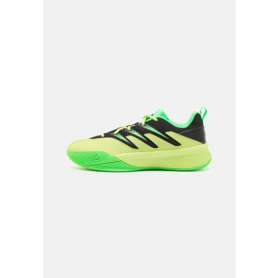 Afbeelding van adidas Performance DAME Certified 3 Basketbalschoenen, Heren, Maat: 42 2/3, Pulse lime/core black/screaming green Textiel/ synthetisch