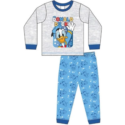 Afbeelding van Donald Duck pyjama maat 74 Disney pyama grijs met blauw
