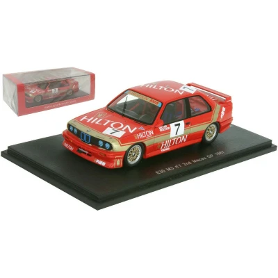 Afbeelding van BMW E30 M3 #7 2nd Macau GP 1987 1:43 Spark