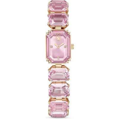Afbeelding van Swarovski Millenia Shiny Horloge Rose goldcoloured, Dames, Maat: One Size, gold coloured