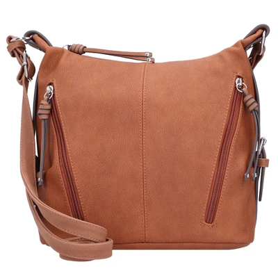 Afbeelding van TOM Tailor CAIA Schoudertas, Dames, Maat: One Size, Cognac / brandy