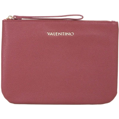 Afbeelding van VALENTINO Toilettas Stereo Re Soft Cosmetic Case Rosso Scuro Donkerrood
