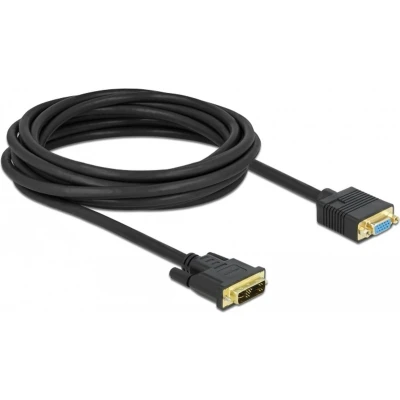 Afbeelding van Delock Kabel DVI 12+5 mannelijk naar VGA vrouwelijk 5 m