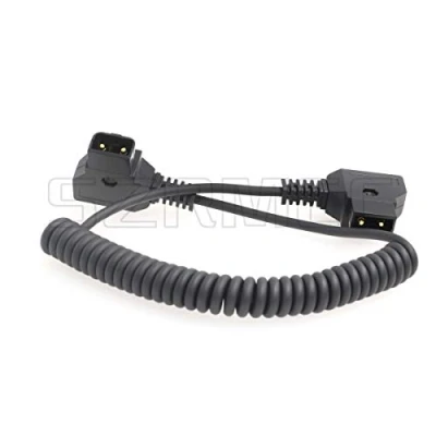 Afbeelding van SZRMCC D Tap Mannelijke naar Extension Adapter opgerolde Kabel voor Anton Bauer Batterij DSLR Rig Camera Fotografie Apparaten