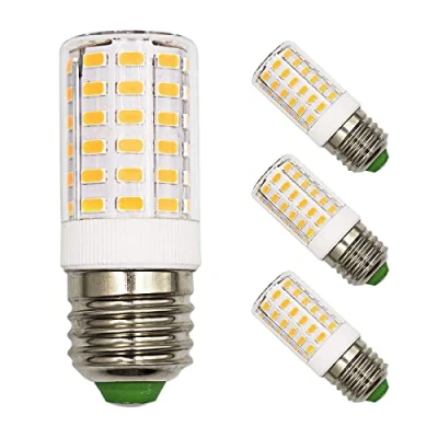 Afbeelding van BROLSKUN Led maïsgloeilampen, E27, 7 W, 60 komt overeen met gloeilampen, niet dimbaar, 3000 K, warm wit, 1000 lumen, kleine Edison schroefkaarsen, set van 3, herbruikbaar