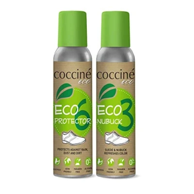 Afbeelding van Coccine Suede verzorging + impregneerspray schoenenset, nubuck leer, impregnatiespray schoenen universeel, suède schoenreiniger, impregneerspray, onderhoud, Protector