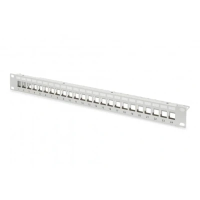 Afbeelding van Digitus DN 91410 24 poorten Netwerkpatchpaneel 483 mm (19) Zonder connectoren 1 HE Zwart