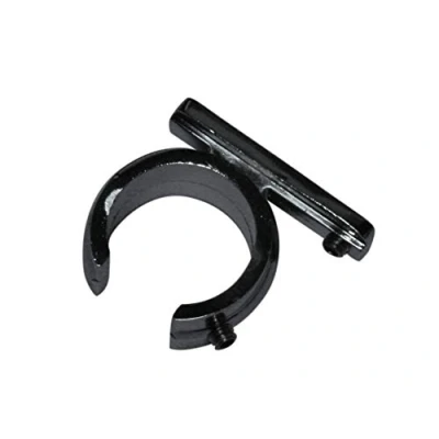 Afbeelding van GARDINIA ringadapter voor universele steun gordijnroedes Ø 20 mm, 2 stuks, Serie Chicago, metaal, zwart