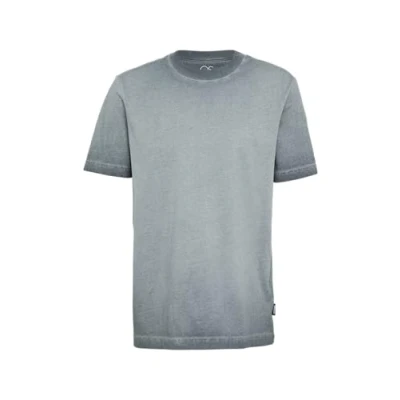 Afbeelding van QS Rundhals MIT Garment DYE Tshirt basic, Heren, Maat: Large, Schwarz