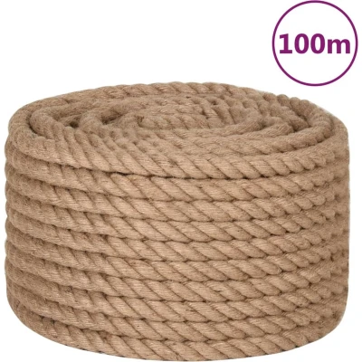 Afbeelding van vidaXL Touw 100 m lang 16 mm dik jute