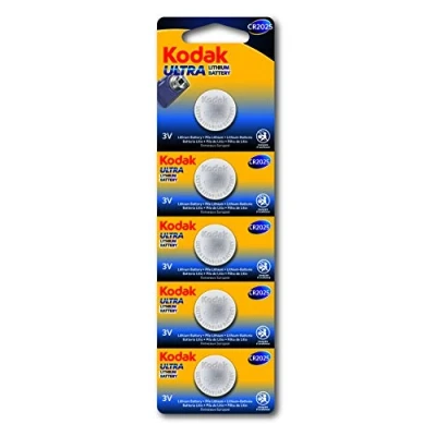 Afbeelding van CR2025 Lithium batterijen 5 stuks Kodak