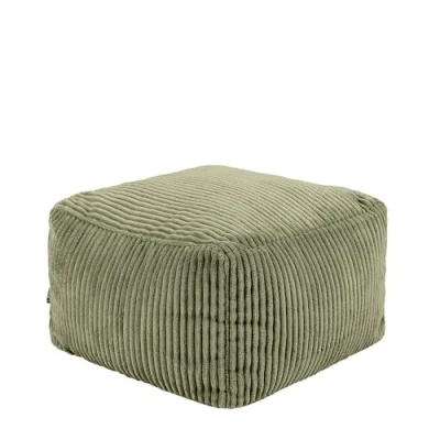 Afbeelding van icon Amara Voetenbank, Salie Groen, Corduroy Stof, Zitzak Hocker met Vulling Inbegrepen, Comfortabele Stoel, Slaapkamer, Woonkamer, Woonkamermeubilair