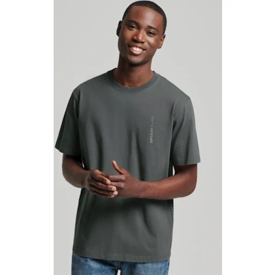 Afbeelding van Superdry Heren tshirt Core Logo Linear T shirt met losse pasvorm