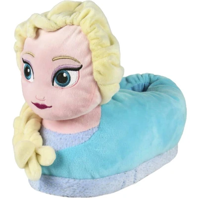 Afbeelding van Disney Frozen Zachte, Warme Instap Pantoffels voor Meisjes 3D