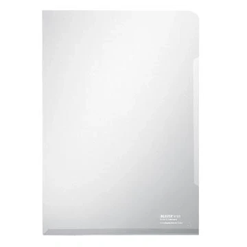Afbeelding van L map Leitz Premium copy safe 0.15mm PVC A4 transparant