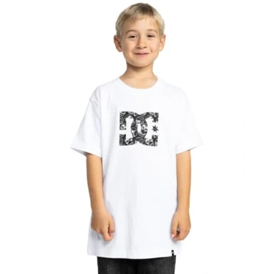 Afbeelding van DC Shoes Tshirt print voor kinderen, Maat: 164, Wbb0 white