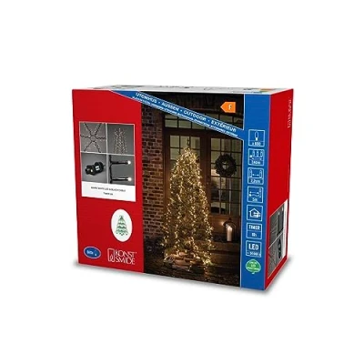 Afbeelding van KONSTSMIDE led boomverlichting Micro Compactlights lichtsnoer met ring, 6 strengen à 110 dioden (1 stuk)