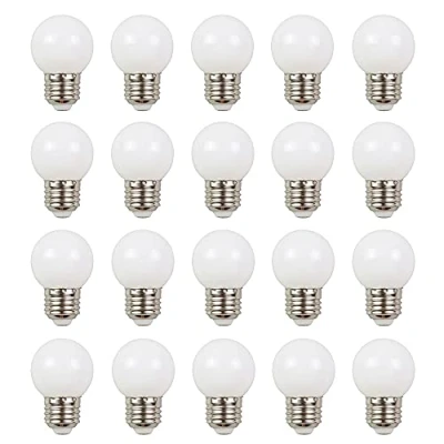 Afbeelding van 2W G45 Led lamp, Waterdichte Fairy String Light Bulb, Indoor en Outdoor Starry Lights Bulb voor Kerst Halloween Bruiloft Decoratie, AC220 240V, 20 Packs