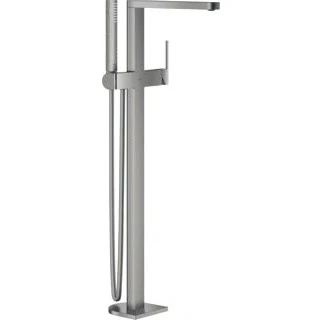 Afbeelding van Grohe plus badmengkraan vrijstaand eengreeps 1 gats met omstelinrichting 282mm uitloop hard graphite geborsteld 23846al3