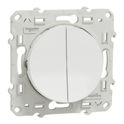 Afbeelding van Schneider Electric S520214 wisselschakelaar, 230 V, wit