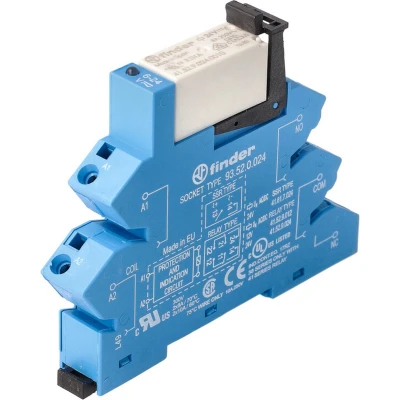 Afbeelding van Finder 38.62.0.024.0060 Koppelrelais 24 V/DC, V/AC 8 A 2x wisselcontact 1 stuk(s)