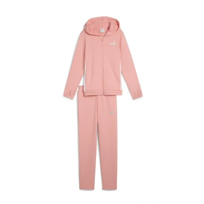 Afbeelding van Metallic joggingpak met capuchon voor Dames, Roze, Maat 11 12Y PUMA