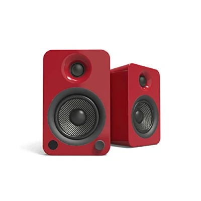Afbeelding van Enceintes connectées Hi Fi Kanto YU4 Rouge Brillant Vendues à la paire