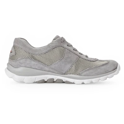 Afbeelding van Gabor rollingsoft sensitive 66.966.39 dames rollende wandelsneaker grijs maat 37 (EU) 4 (UK)