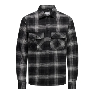 Afbeelding van ONLY &amp; SONS ONSCEDRIC Life Check Overhemd NOOS Hemdjack, Griffin, L, Handvat, L