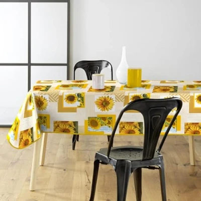 Afbeelding van Tafelkleed met zonnebloemen SUNFLOWER, 140 x 240 cm, kunststof