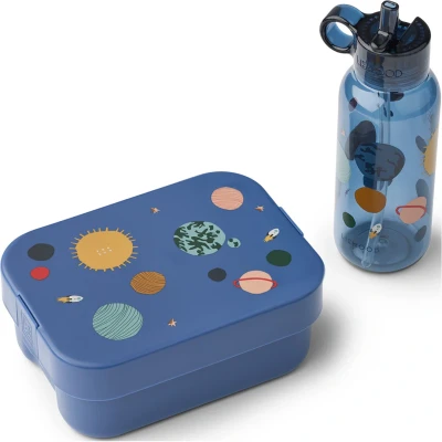 Afbeelding van Liewood lunchset chelsey universe classic navy