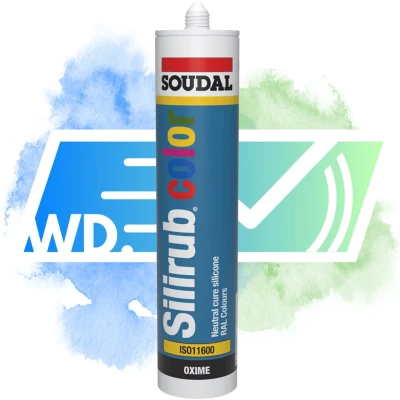 Afbeelding van Soudal Silirub Color 300ml RAL 7015 (leigrijs)