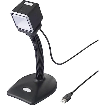 Afbeelding van Renkforce RF SBS 500 2D barcodescanner Kabel 1D, Imager Zwart Desktop USB A