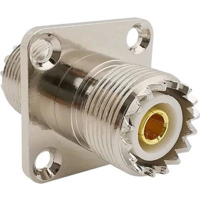 Afbeelding van UHF (v) inbouw koppelstuk (4 schroefgaten) 50 Ohm