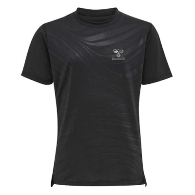 Afbeelding van Hummel Tshirt print voor kinderen, Maat: 116, Jet black forged iron