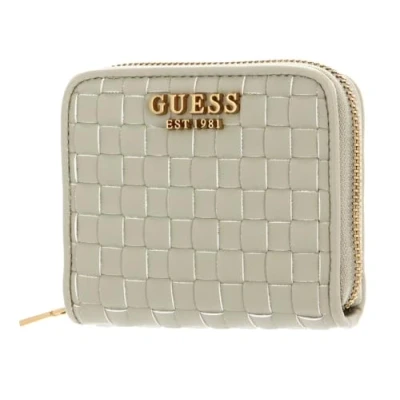 Afbeelding van Guess Lisbet SLG Small Zip Around Dames Portemonnee Sage