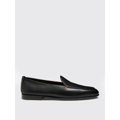 Afbeelding van Slip on Loafers with Leather Upper and Lining Black