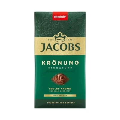 Afbeelding van Jacobs Filterkoffie kroon klassiek, 100 procent Arabica, gemalen koffie, intensiteit 5/10, 500 g