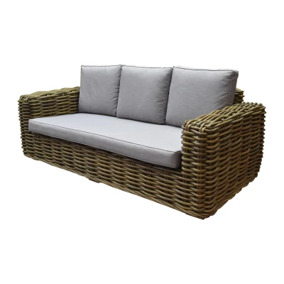 Afbeelding van Sumatra 3 zitsbank naturel rotan southend