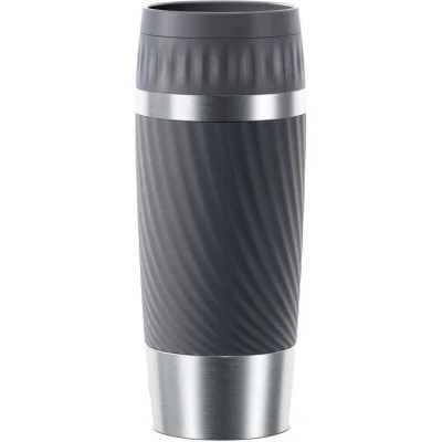 Afbeelding van Emsa Thermosbeker Travel Mug Easy Twist Antraciet 360 ml