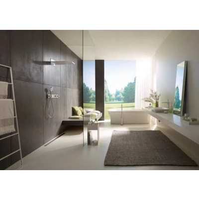 Afbeelding van Hansgrohe RainSelect afbouwdeel voor inbouw douchekraan thermostatisch 4 functies 59.8x9cm chroom