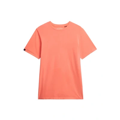 Afbeelding van Superdry Essential Tshirt basic, Heren, Maat: Medium, Washed fiery coral