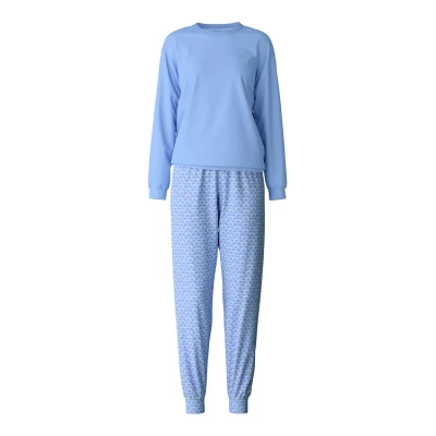 Afbeelding van Calida Dreams BÜNDCHEN SET Pyjama, Dames, Maat: 48/50, Hydrangea blue