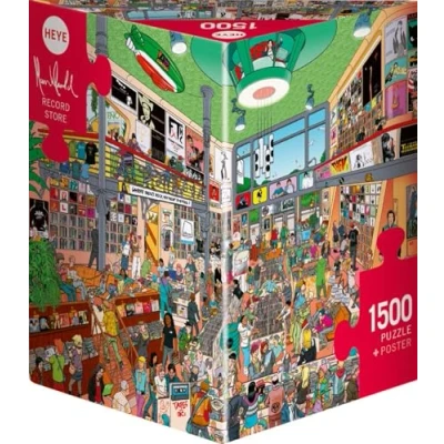 Afbeelding van Puzz.Record Store 1500 3h.Heye NEW