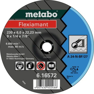 Afbeelding van Metabo Accessoires Afbraamschijf Ø 125x4,0x22,2 staal Flexiamant 25 stuks 616680000